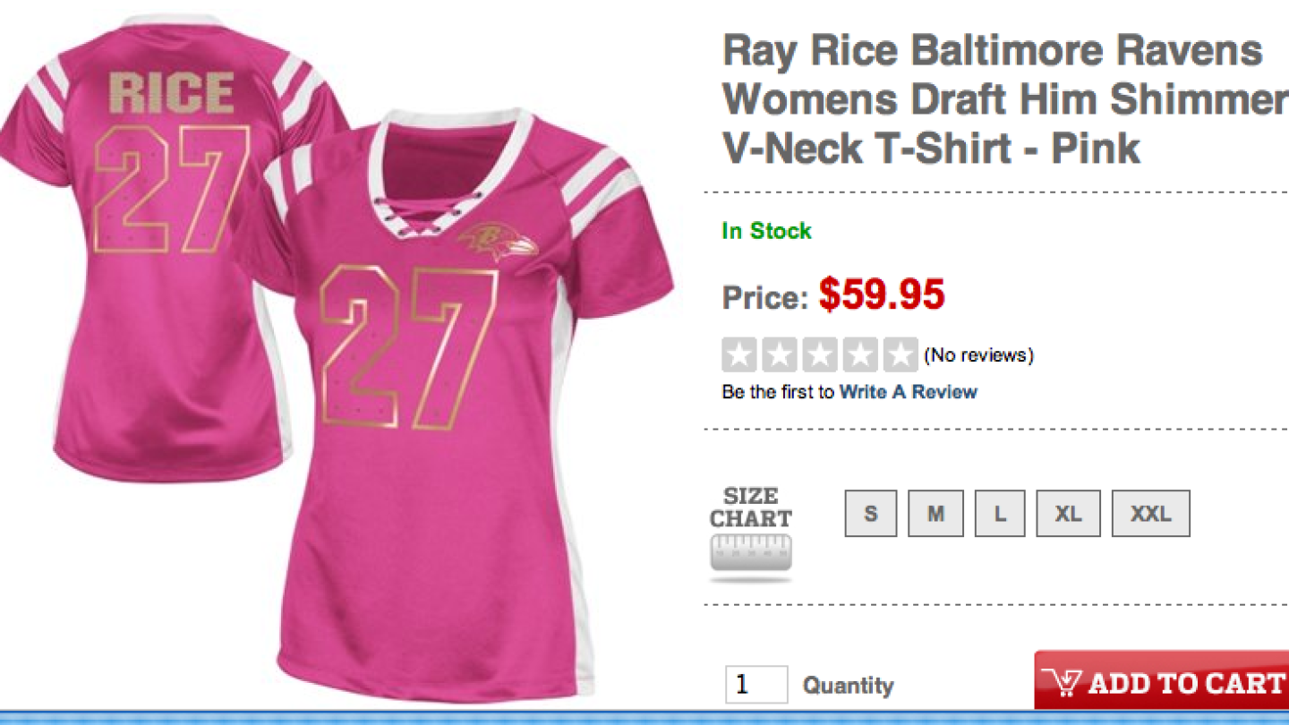 Ray rice top womens jersey